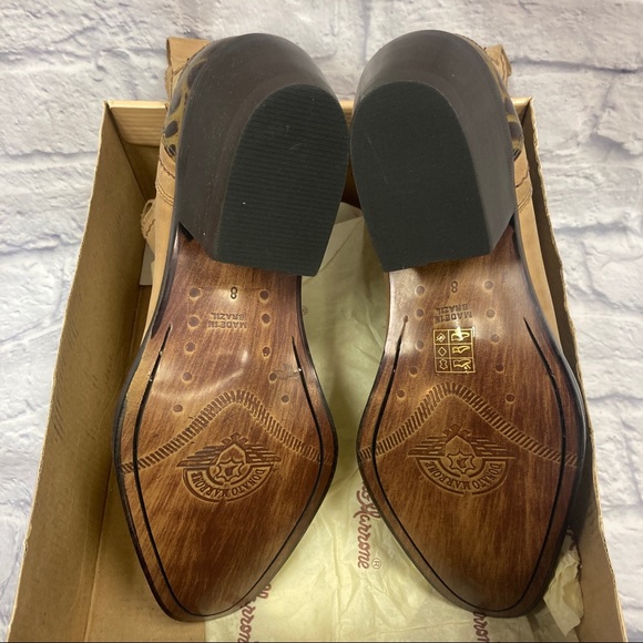 Donato Marrone Cowboy Ankle Boots Men’s Size 8D - Picture 5 of 14